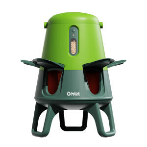 Smart No Waste Chicken Feeder - Eglu Green