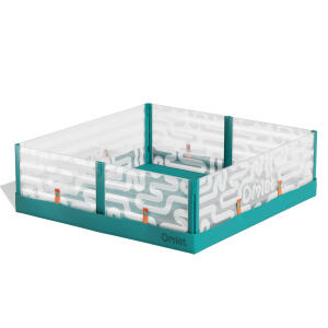 Petit parc de jeu avec sol (Small) pour hamster