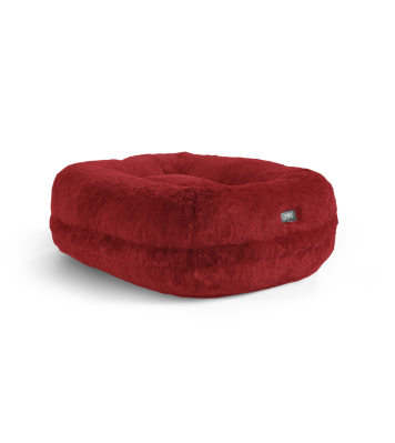 Cuccia per gatti Maya Donut Mochi - Rosso rubino