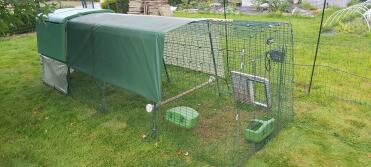 Many accessories can be used in the coop and run
