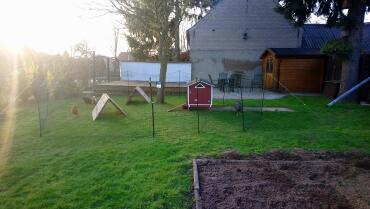 The 21m fence is perfect and very stable. 