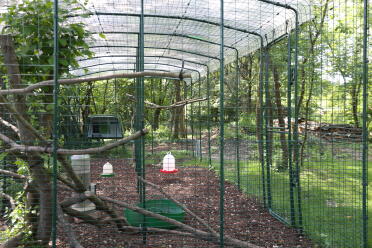 The walk-in run can be used in association to our coops