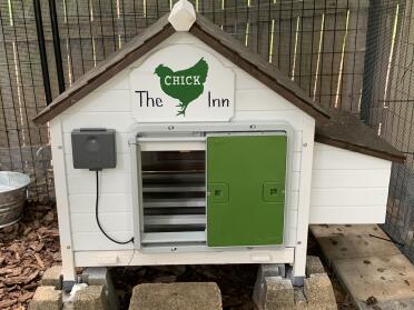 Chickens snooze safely in this Chick Inn!