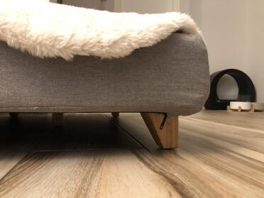 You can choose between a variety of feet for your Omlet bed