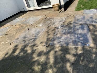 Cleaning side run covers to store for summer
