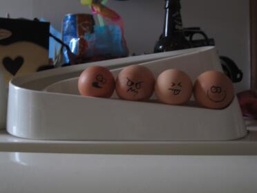 Mach mir einen smiley zum frühstück