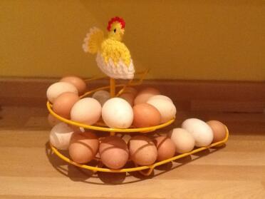 Hält kleine bis große eier perfekt!