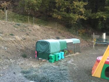 Recinto di 4 metri con copertura invernale -5 gradi 