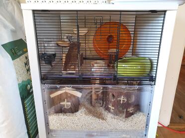 Omlet White Qute Hamster Cage