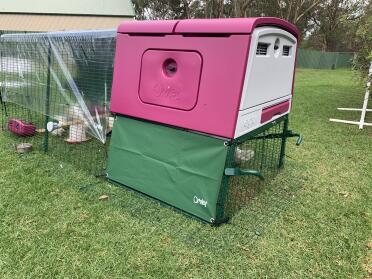 The purple cube looks great in any garden!