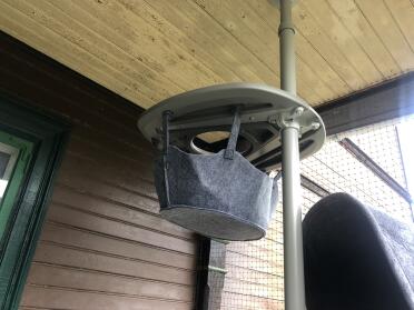 Cats love to hide there