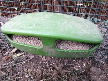 A well used feeder! 