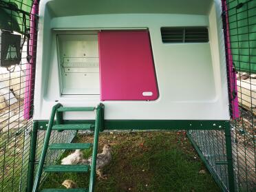 Purple Omlet Eglu Cube Large Chicken Coop and Run