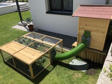 The Zippi runs are a great way to give your bunnies more room to play.