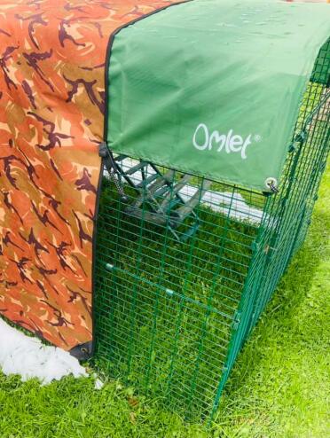 Provides shade and keeps out snow/rain