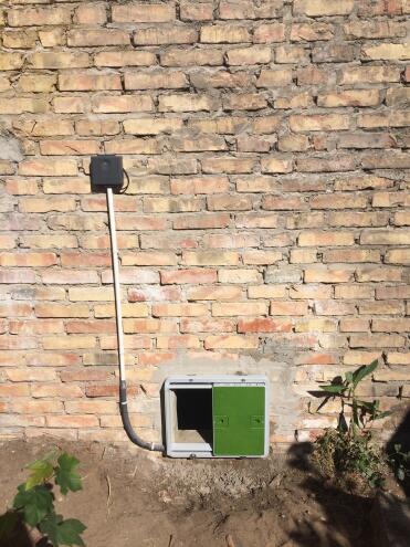 autodoors can be fitted in brick walls too!