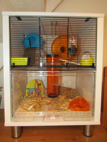 Omlet White Qute Hamster and Gerbil Cage
