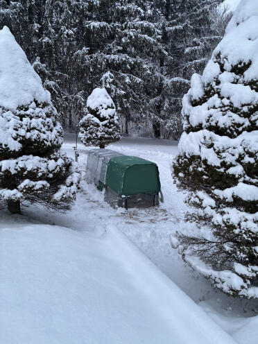 Omlet Eglu Cube  - allestimento invernale 2026