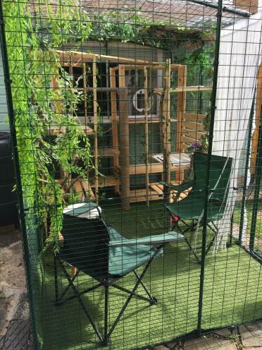 My cats love their outdoor space...