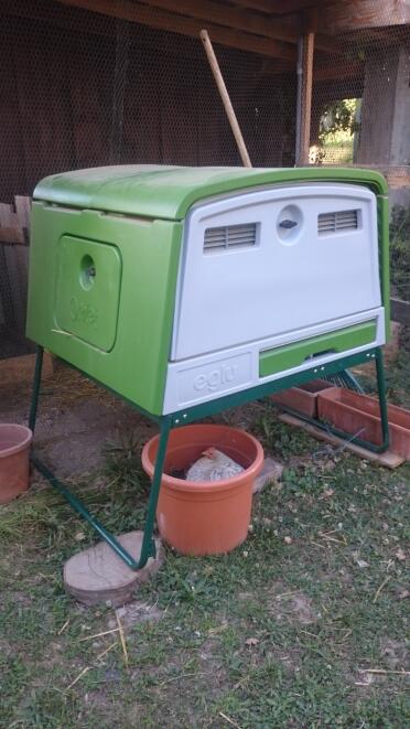 The Cube makes a cosy home for your chickens.