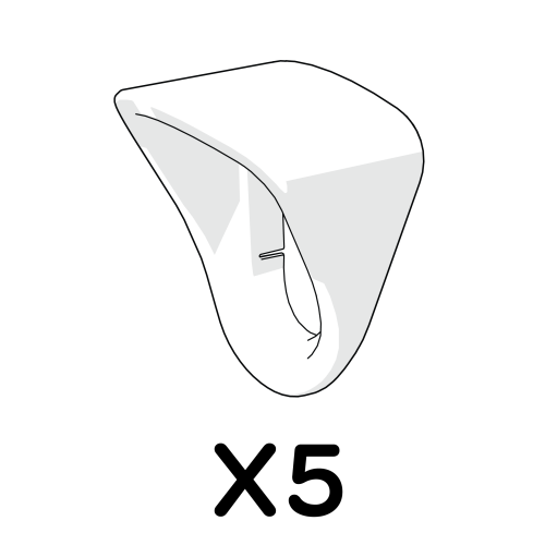 No waste chicken feeder rain hood pack