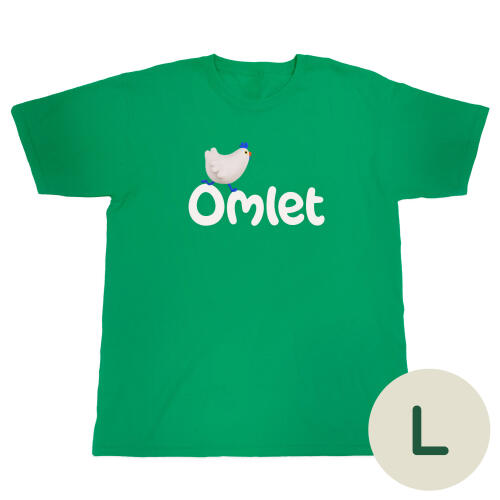 Omlet green t-shirt