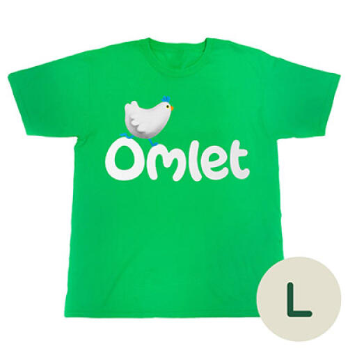 Omlet t-shirt green
