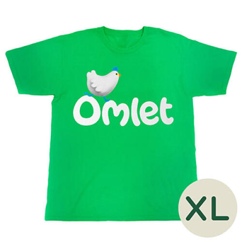 Omlet t-shirt green