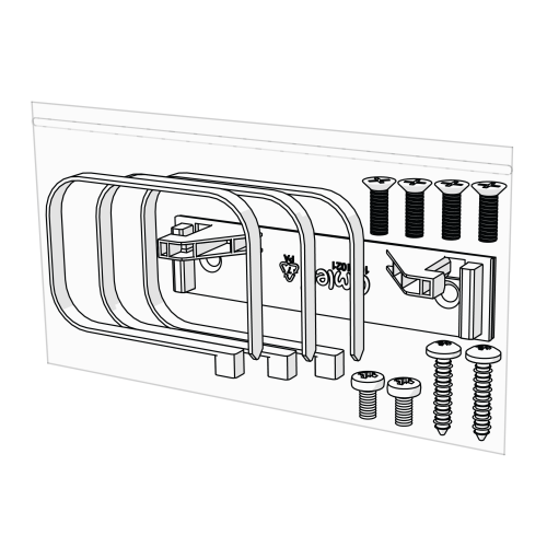 Fästanordning för påse (106.0010) för smart Autodoor för Eglu Go