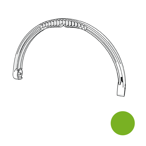 Smart Chicken Feeder 5kg Handle - Leaf Green