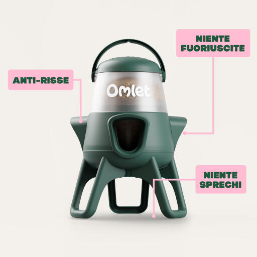 Piccola mangiatoia anti-spreco usps