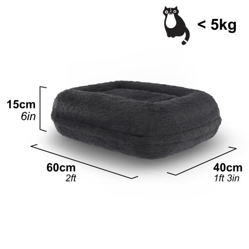 Omlet Maya Donut Cat Bed Dimensions