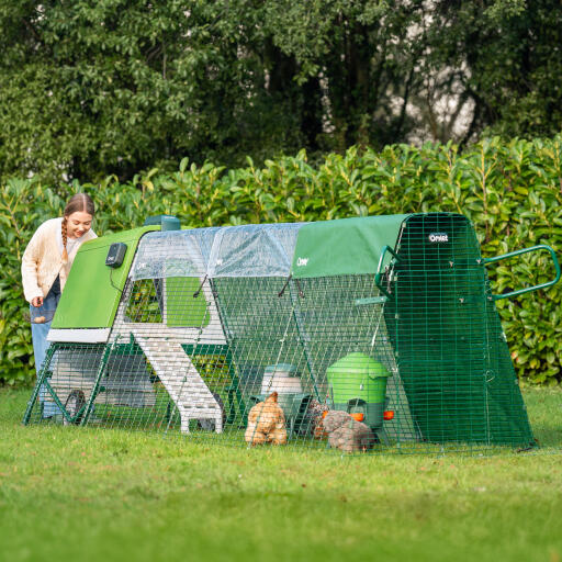 Add an Omlet insulated waterer to your Eglu coop run