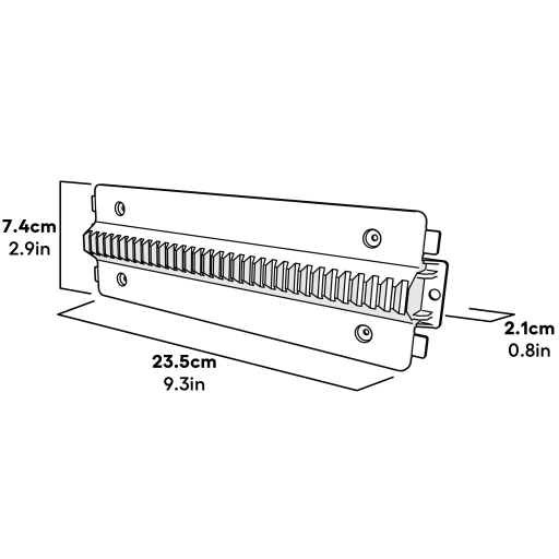 Autodoor removable door rack dimensions
