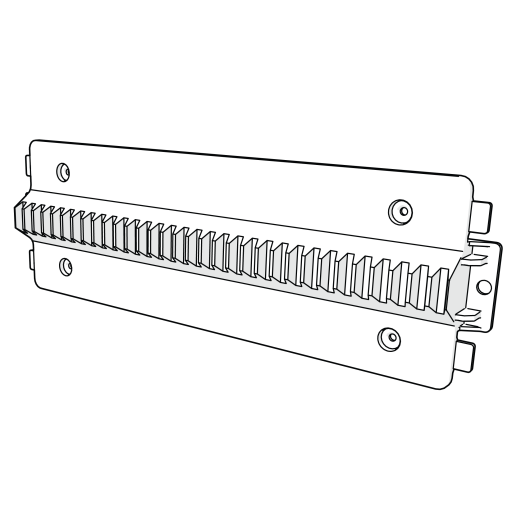 Autodoor removable door rack