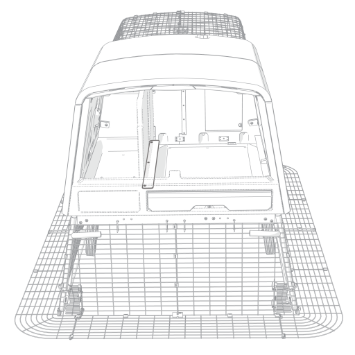 Cube Mk2 Droppings Tray Runner Plate (064.1142)