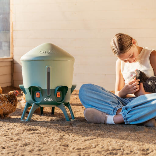 treat your flock to clean cooled water on demand