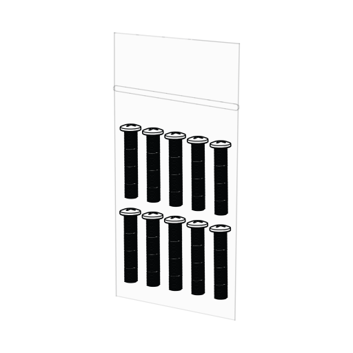 Vite a macchina m6x40mm pozi pan - confezione da 10