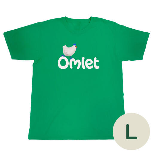 Omlet green t-shirt