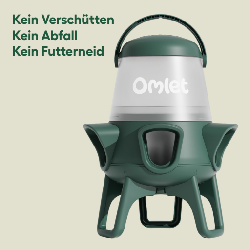 Omlet kein abfall feeder usps infografik