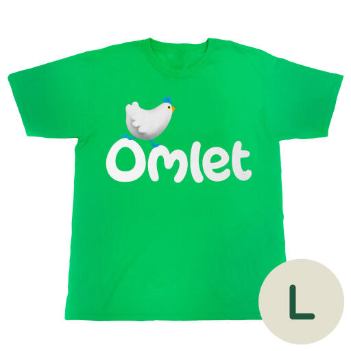 Omlet t-shirt green