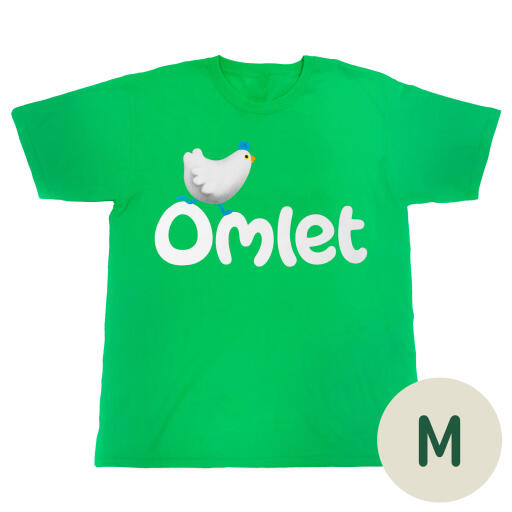 Omlet t-shirt green