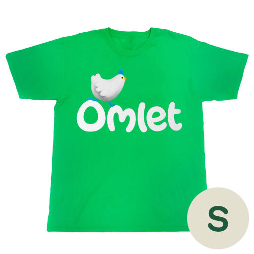 Omlet t-shirt green