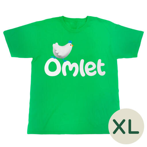 Omlet t-shirt green