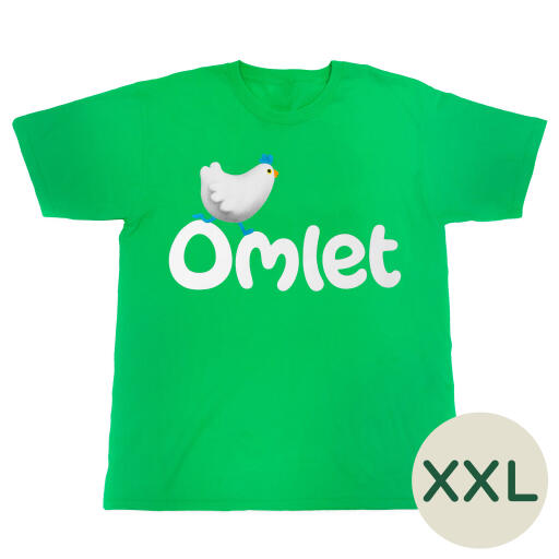 Omlet t-shirt green
