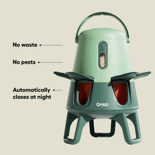 Smart automatic chicken feeder features