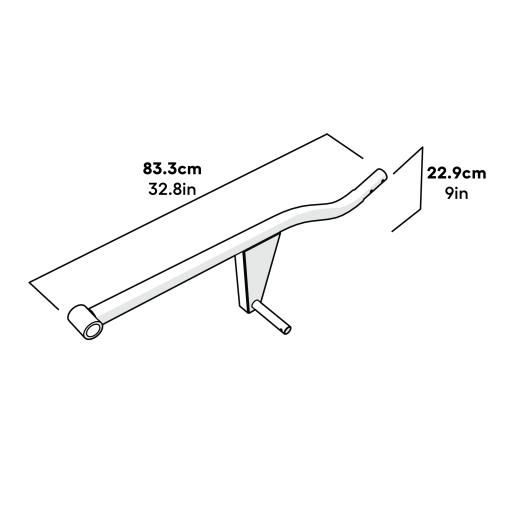 Wheel arm assembly right dimensions (114.0048)