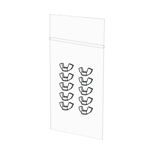 Wing nut - pack of 10
