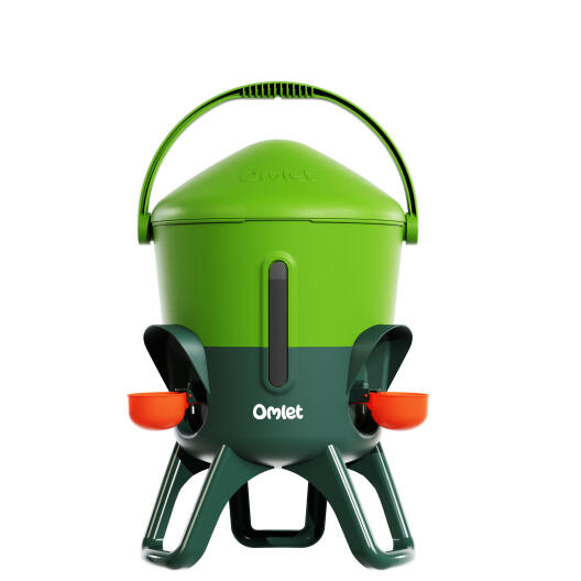 Omlet insulated chicken waterer 1.5g Eglu green