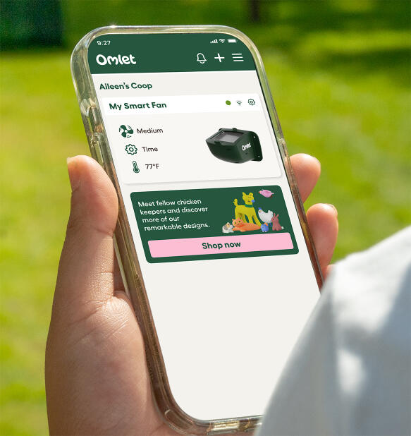 Smart fan app interface